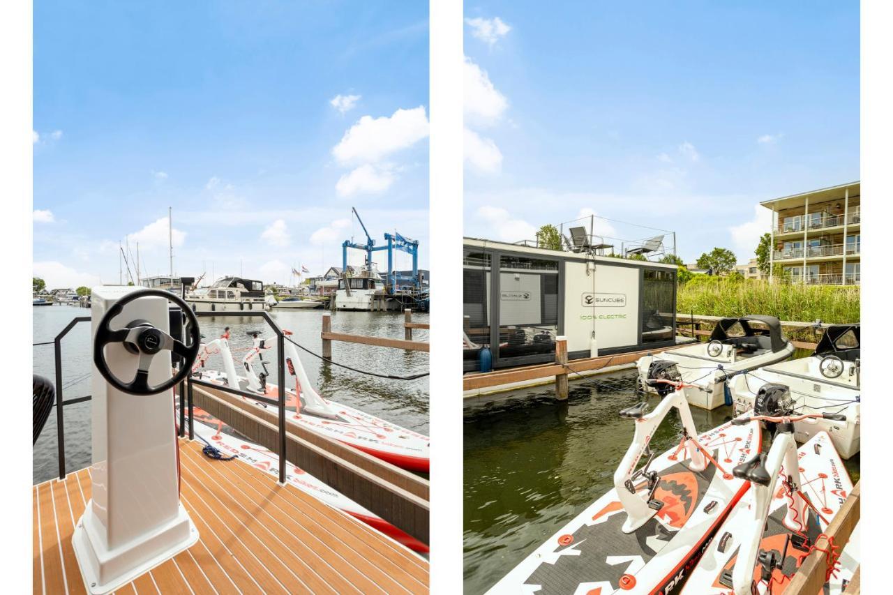 Cosy Tiny Houseboats Near Beach And Restaurants By Weltevreden Experience Zeewolde Exterior photo